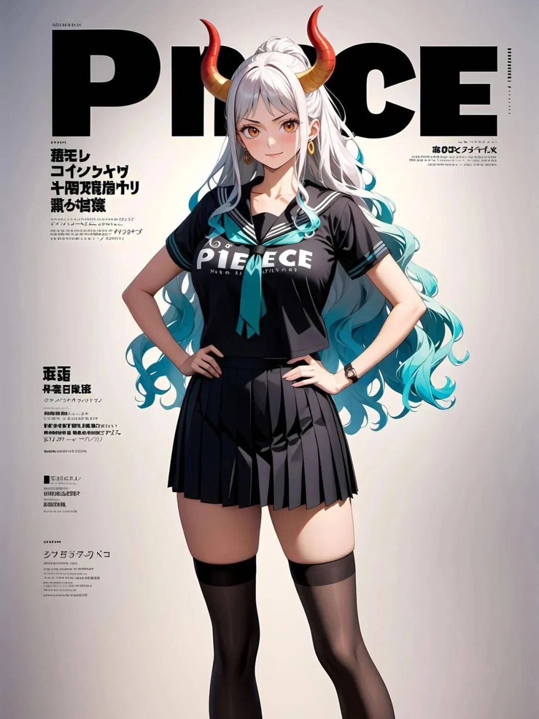 海贼王| 海贼女神学生装,相中直接带走