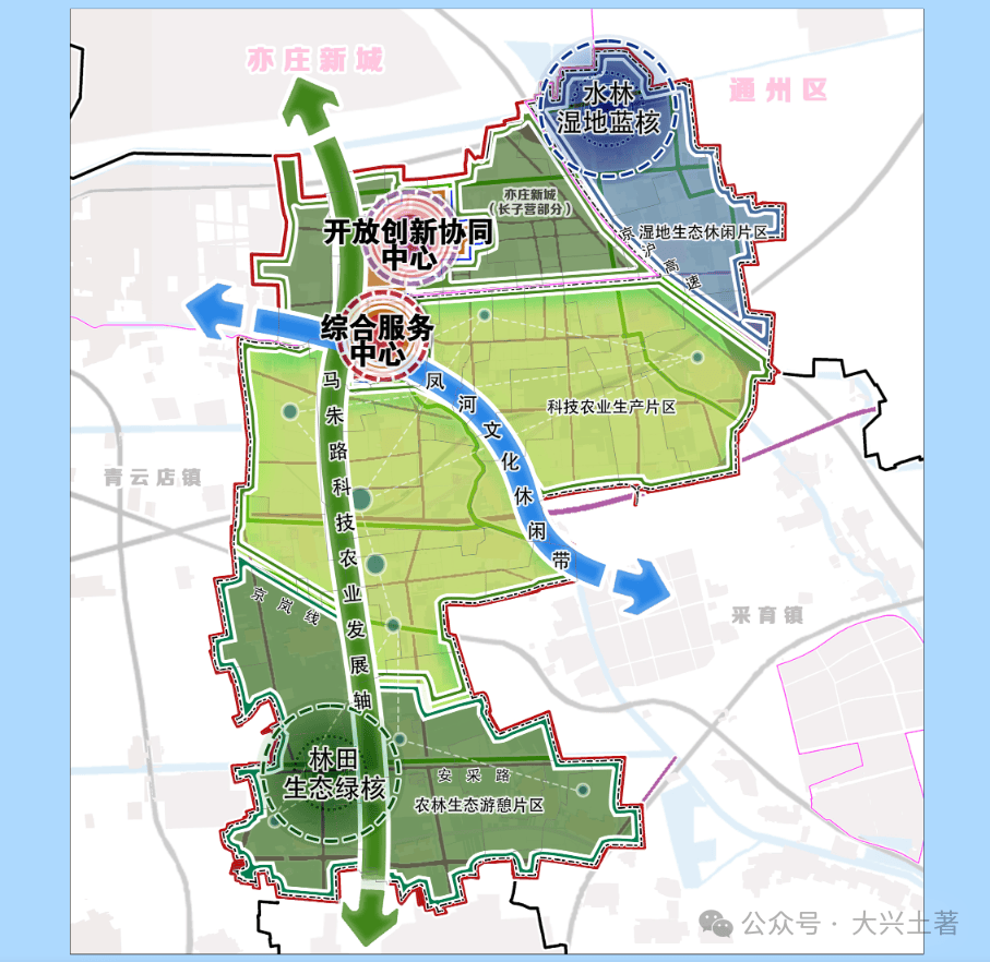 大兴这镇的最新规划草案公示!