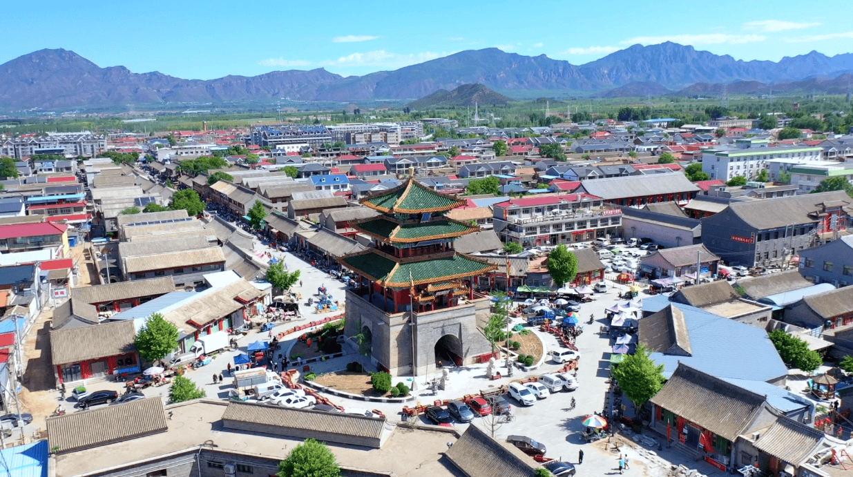 永宁镇。图片来源：北京延庆微信公众号清华大学乡村振兴工作站，自2017年