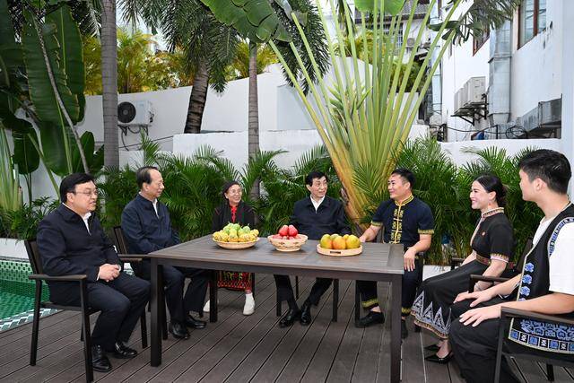 王沪宁在海南调研