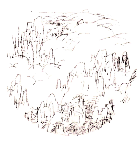 两幅范画,教你画黄山