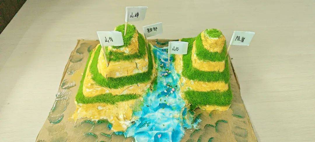自然奇观,手中重现,初一年级举行地理模型制作大赛丨美好初中