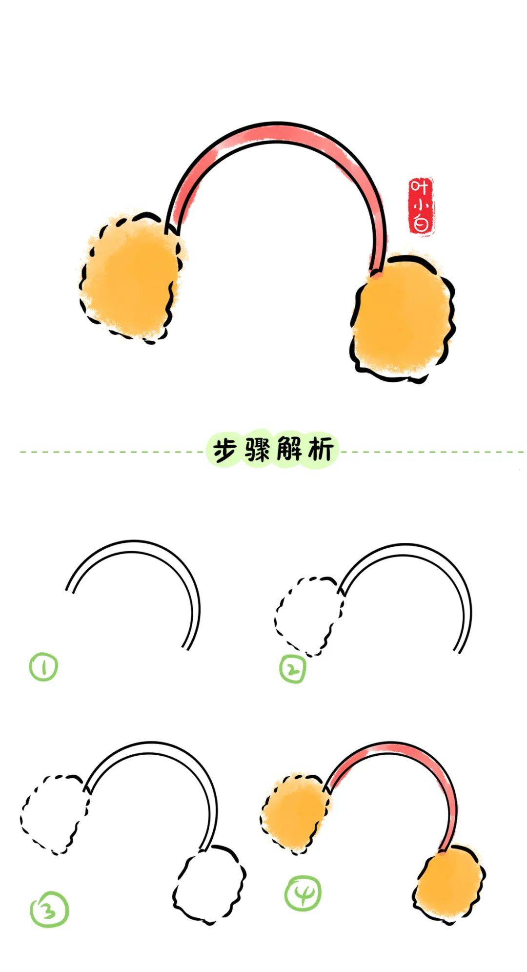 鼓儿简笔画图片