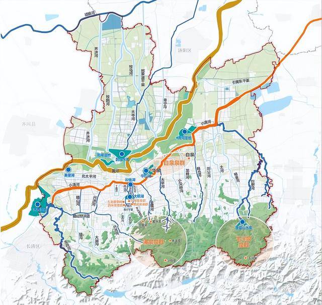 城市文明伴水而生,孕育了济南"山泉湖河城"特色风貌