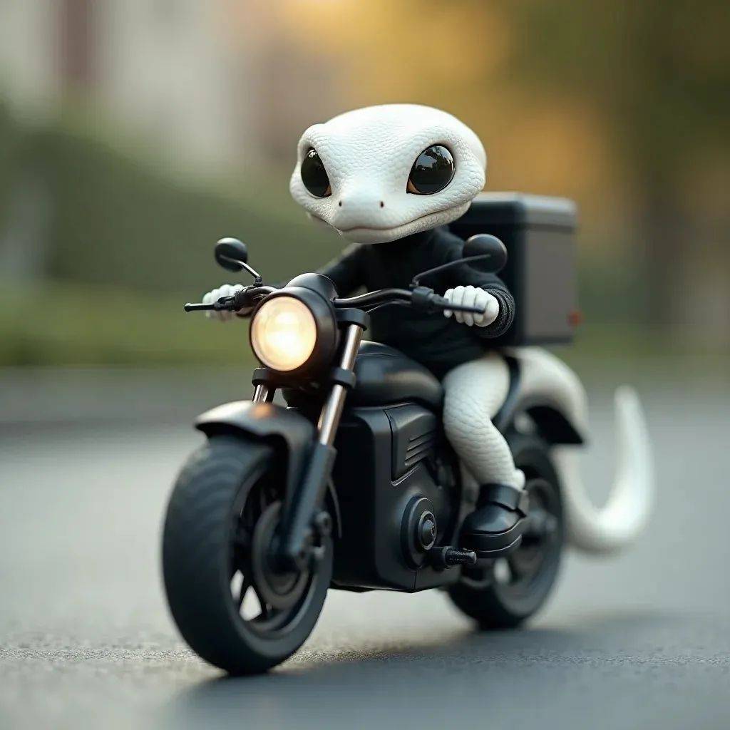 十二生肖骑电动车头像