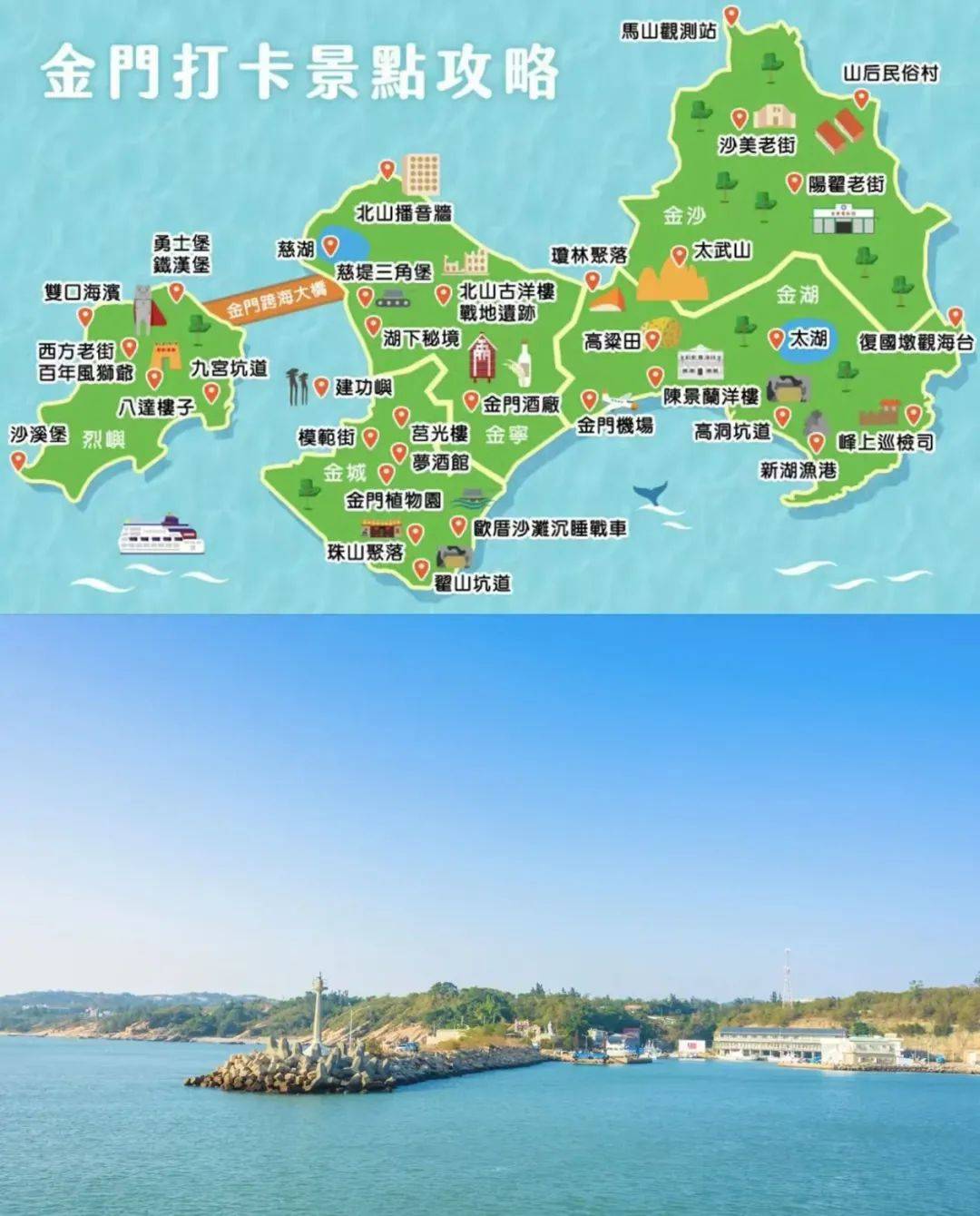 金门地图全图