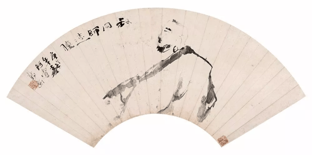 潘天寿扇作35幅