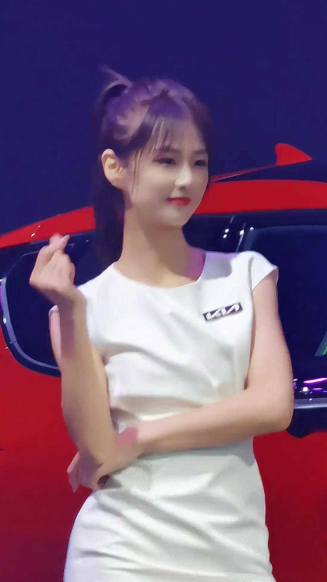 车模美女 车展现场 苏宁