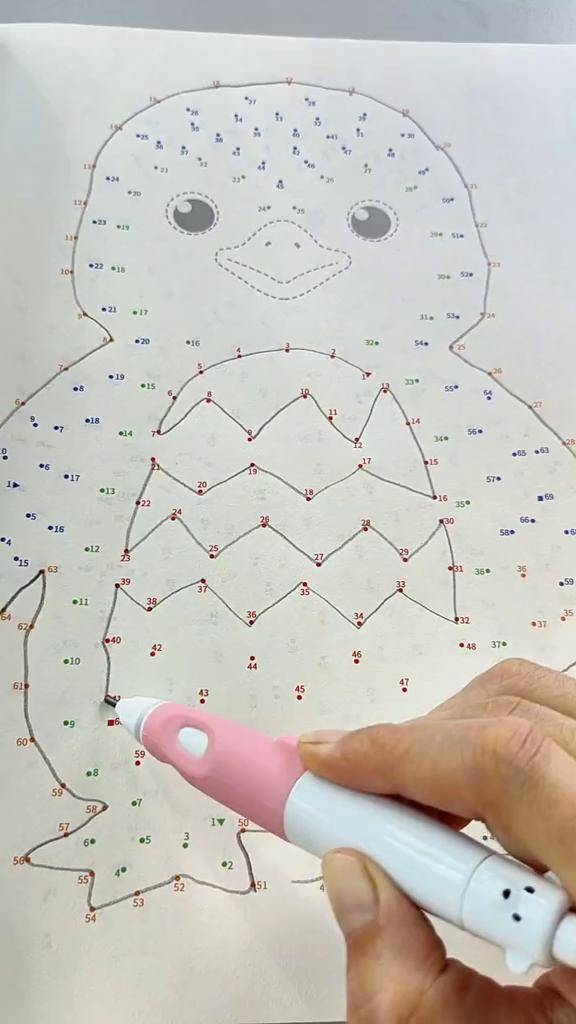 孩子注意力不集中,做题粗心马虎,可以让他玩这个数字连线绘画游戏