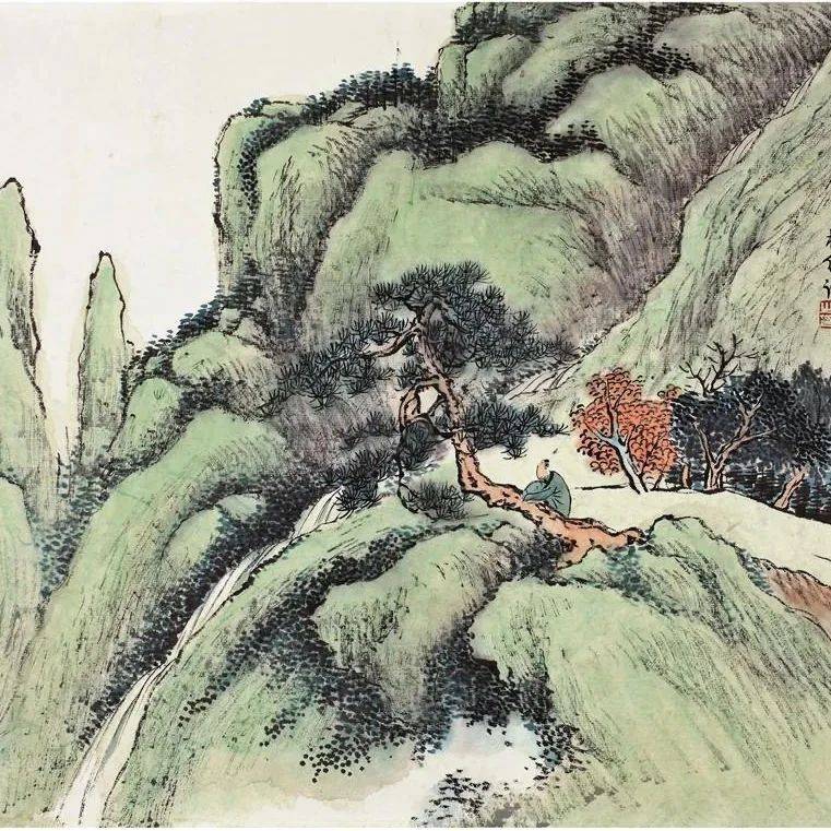 林纾山水册_南漳_林琴_苍霞