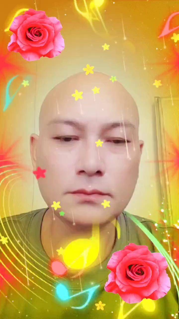 抖音沙哑光头=抖音变光头的特效