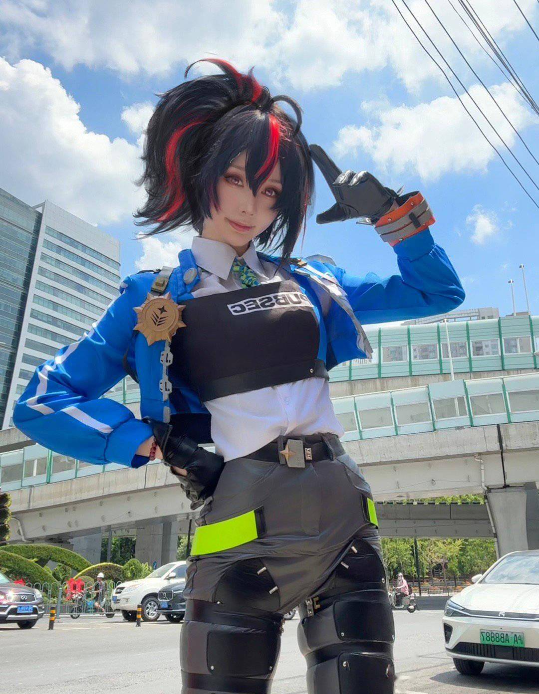 绝区零》朱鸢cosplay_搜狐网