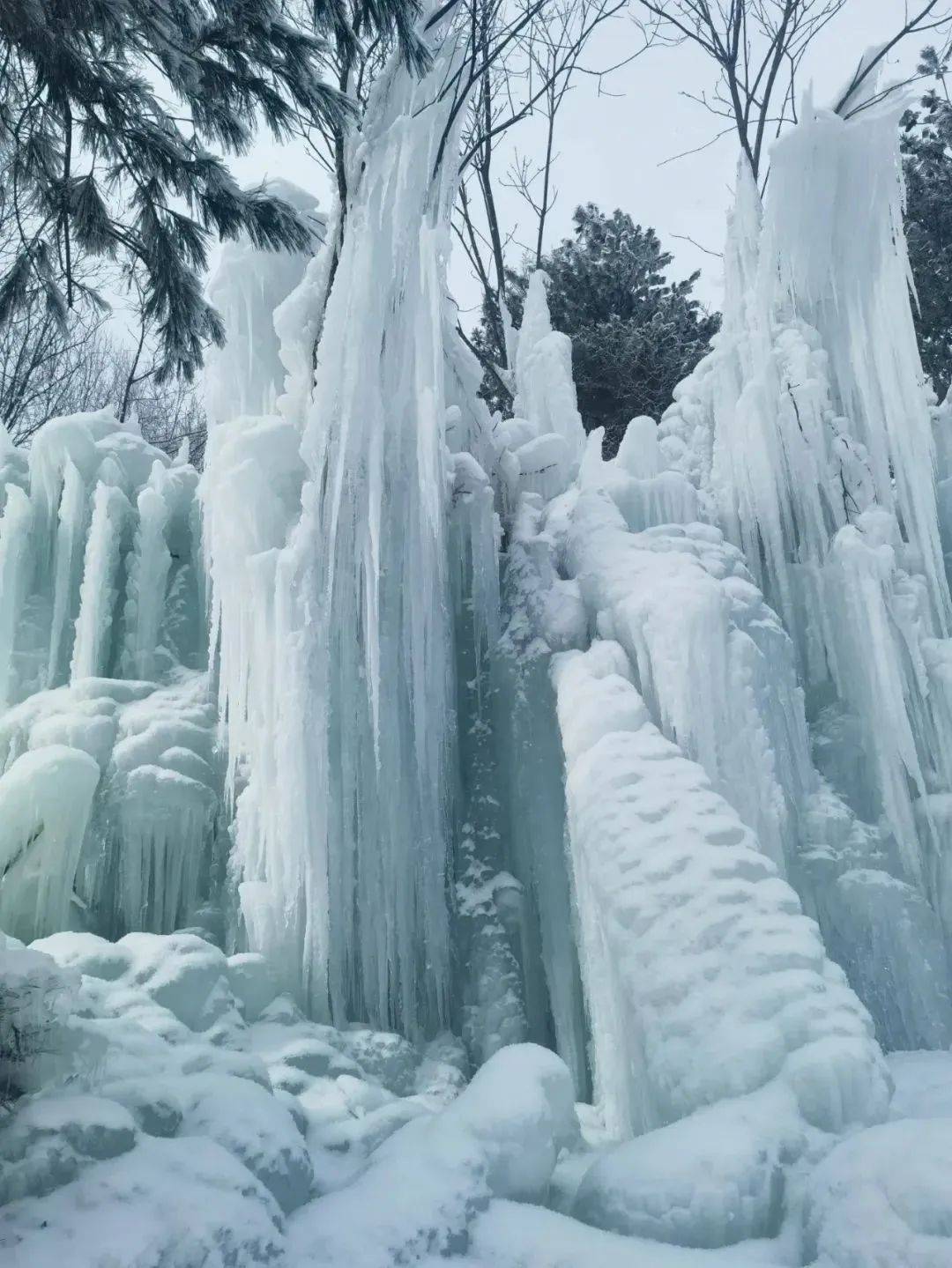 青峰峡冰雪世界图片