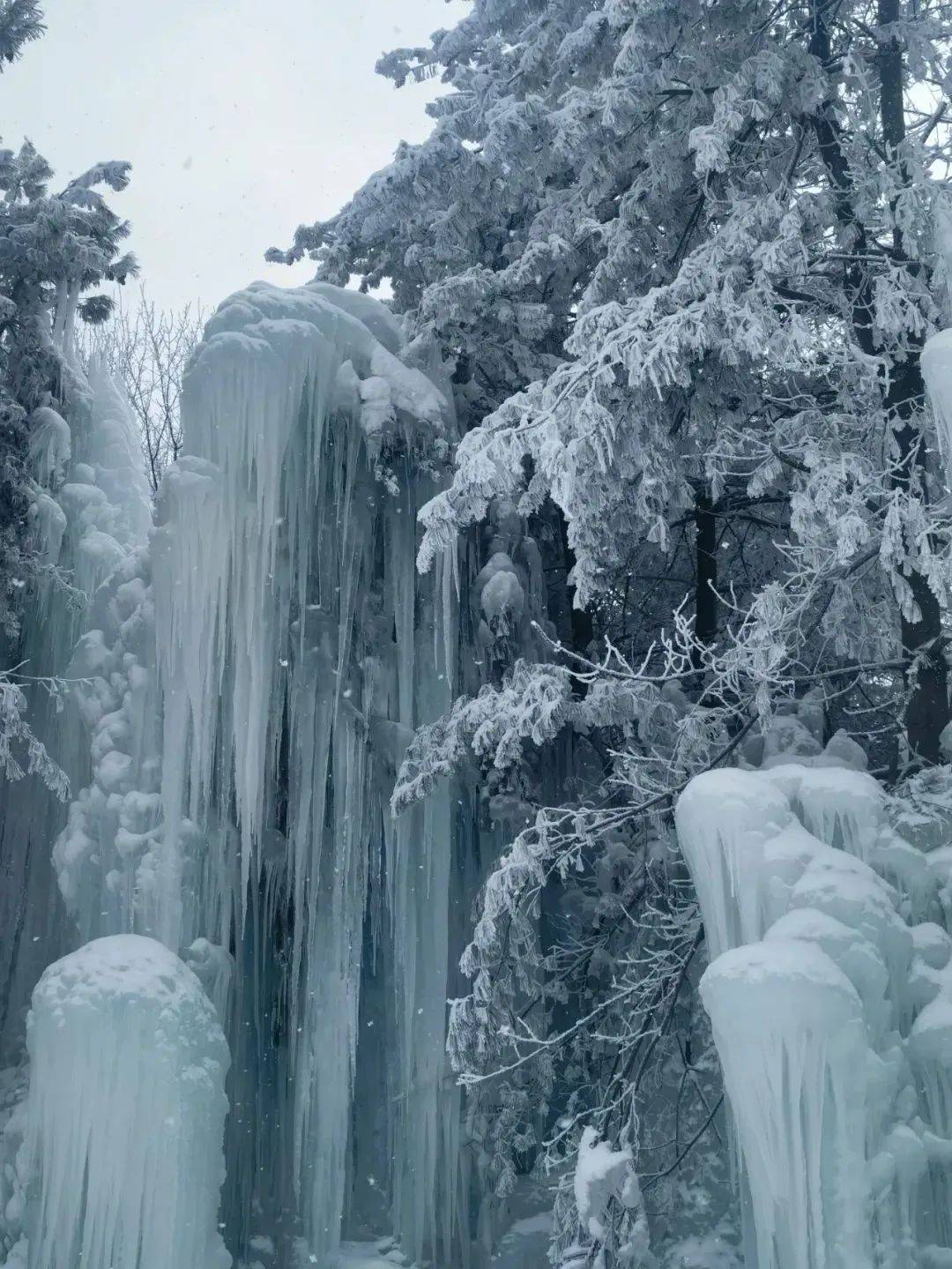 青峰峡冰雪世界图片