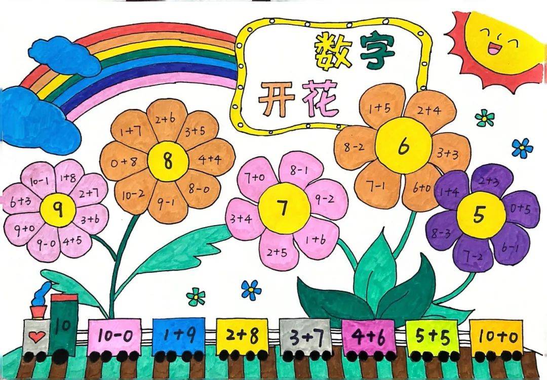 数学百花园手抄报内容图片