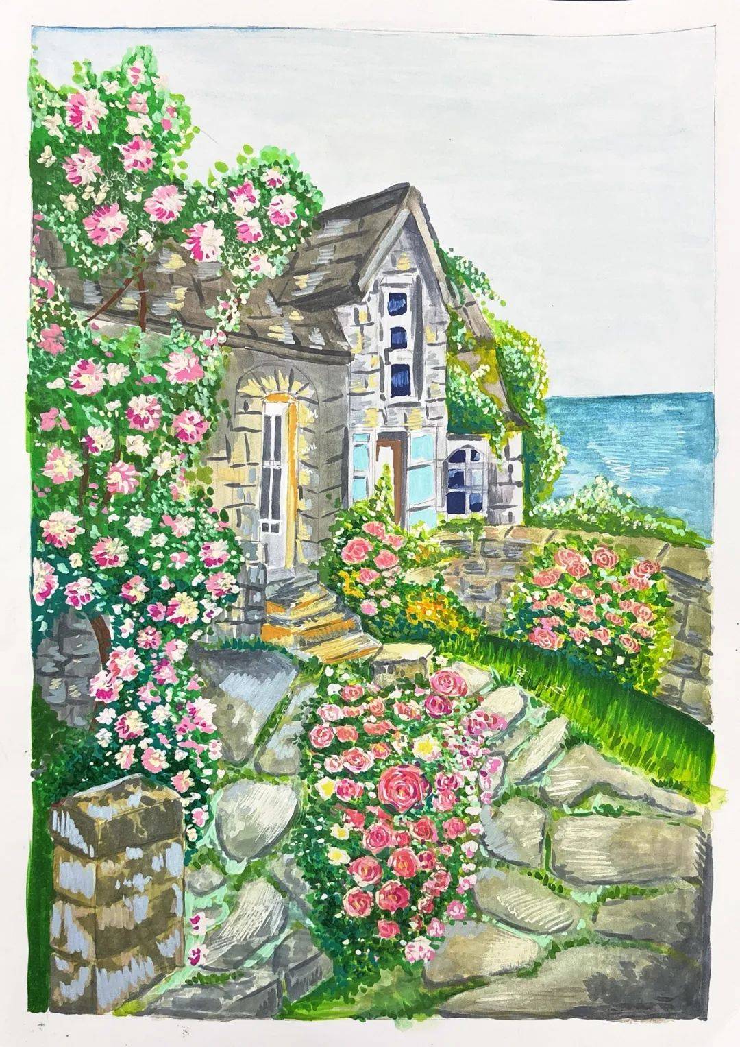 "绘出我心中的美丽庭院"青少年绘画比赛结果揭晓!