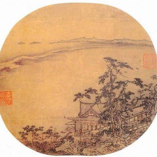 100句宋词配100幅宋画小品,经典!_柳永_晏殊_海棠