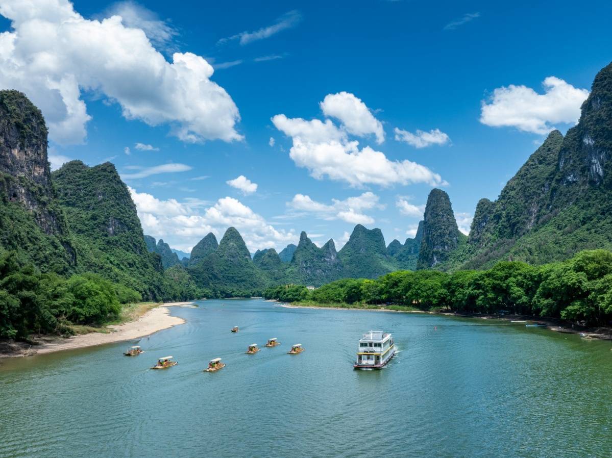 山水之美 阳朔杨堤漓江行