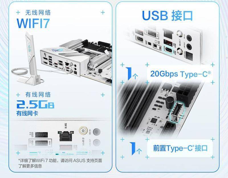 rog b850-A 吹雪 中国限定品 ROG STRIX B850-A GAMING WIFI S 吹雪| ROG Strix | 电竞主板｜ROG