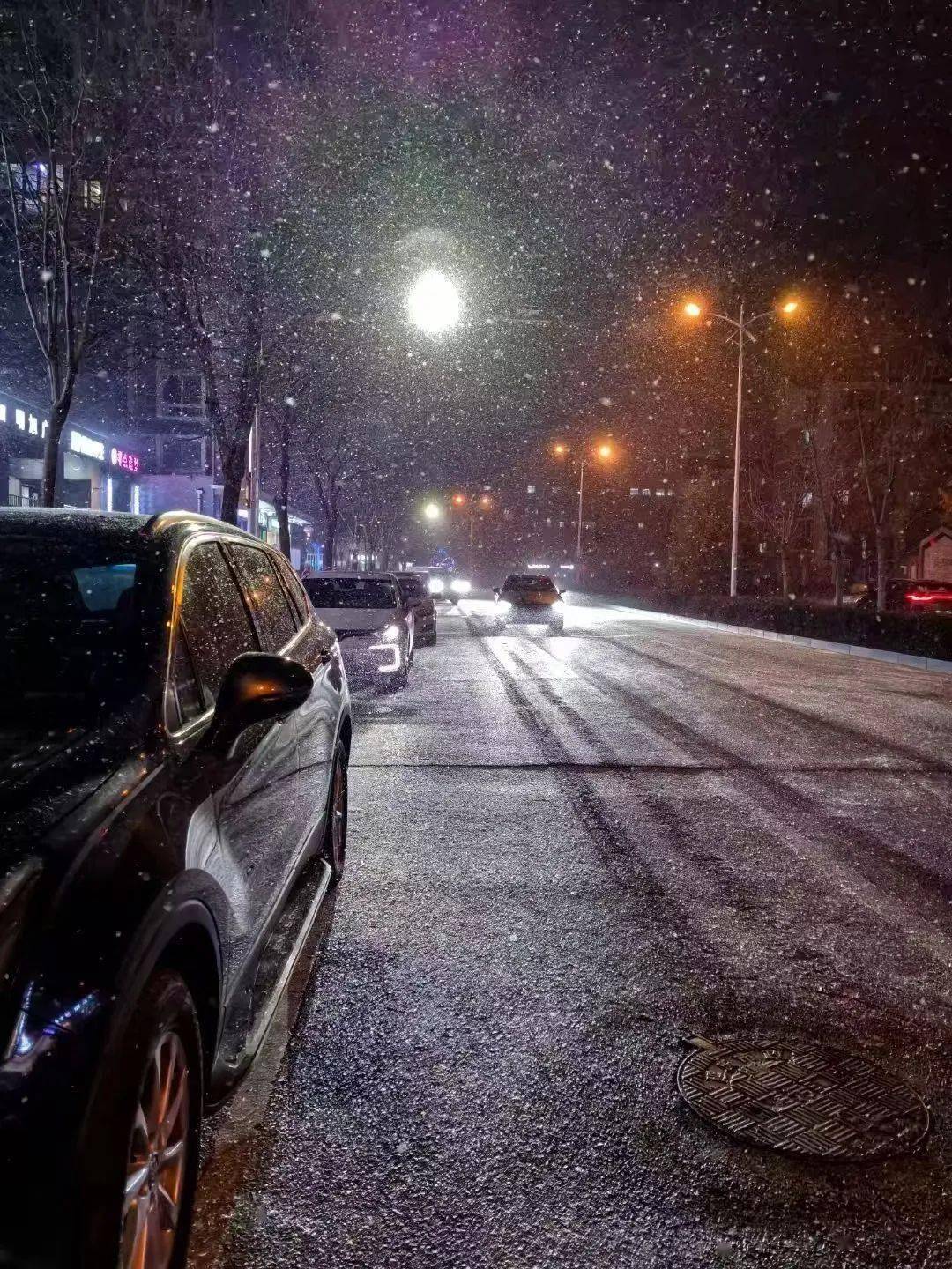 飘雪花啦北京多区下雪啦