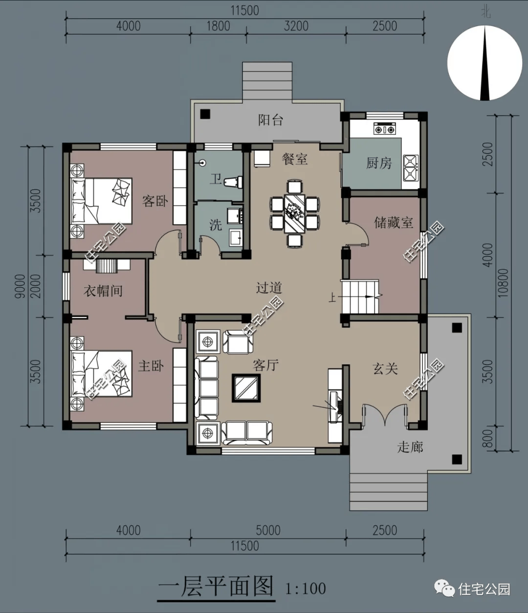 4套占地120平的农村户型图,经济实惠又好看,家家都能盖一栋!