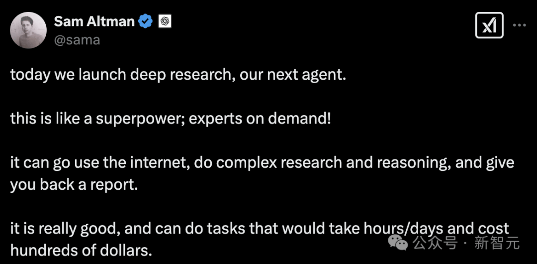 OpenAI紧急直播，ChatGPT疯狂开挂「深度研究」！10分钟爆肝万字现AGI雏形，刷榜人类最后考试
