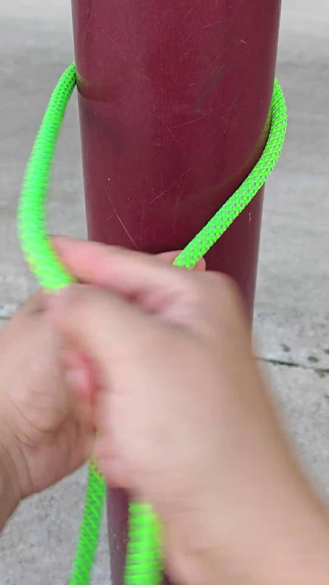 简单易学的吊床绳结打法,特别牢固 绳索技术 花式打结 实用绳结