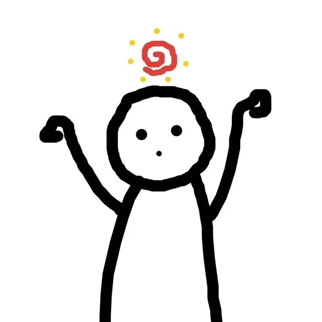 黑白线条头像,白底头像​