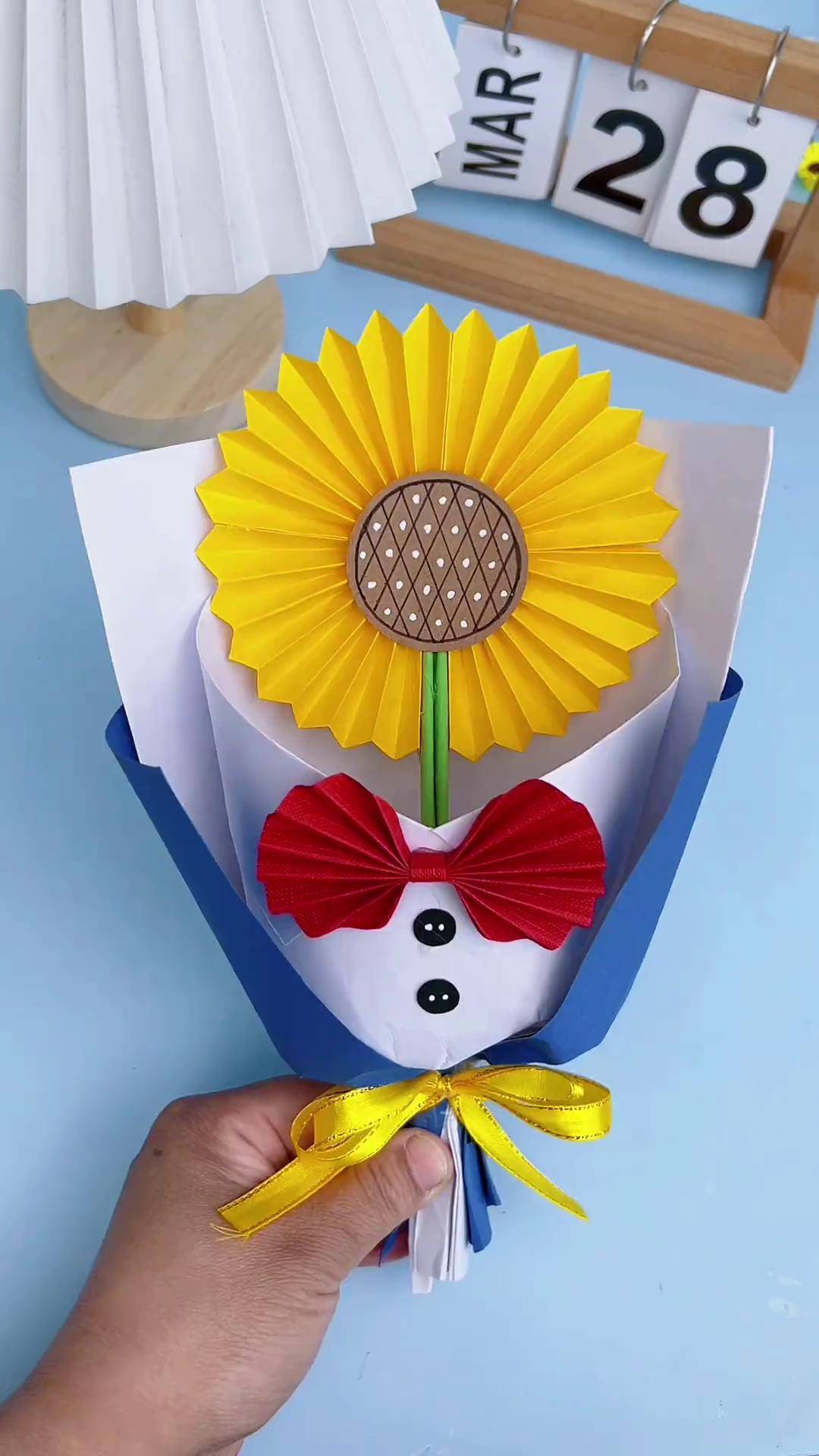 亲子手工 手工diy 幼儿园手工 父亲节手工折纸教程