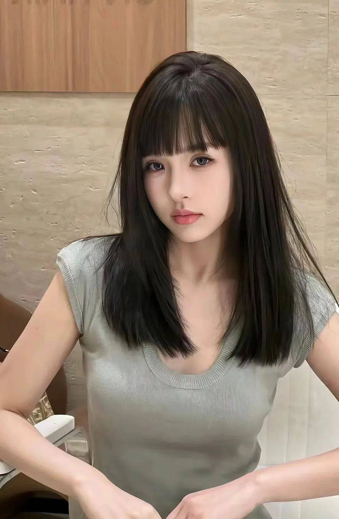 情发|显脸小~ 方圆脸无法拒绝的初恋发型初恋发型少女感齐肩锁骨发