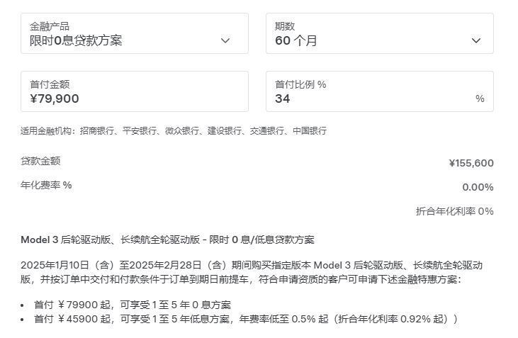 每月多掏900元，新车开回家 2025年汽车市场五年免息成“标配”？