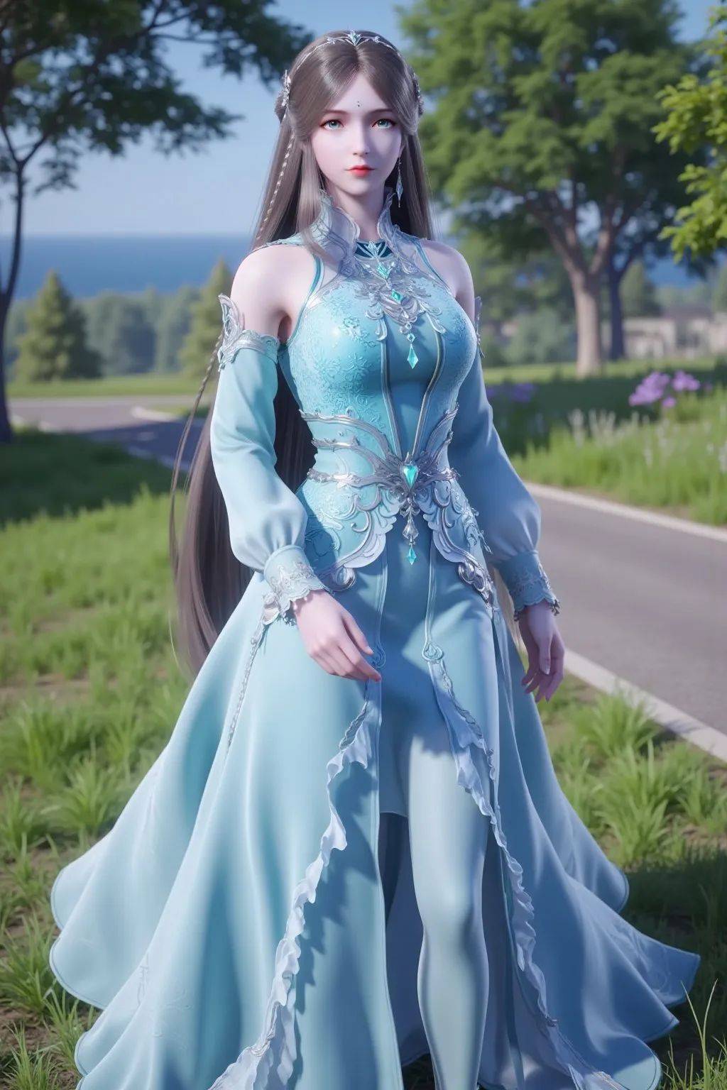 斗罗大陆:宁荣荣精美壁纸来了,丰臀玉足,第六张别错过