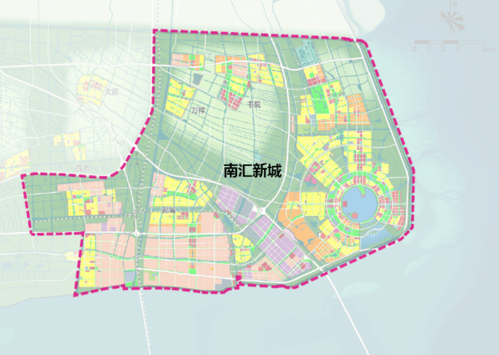 南汇新城镇和老南汇,临港新片区,南汇新城