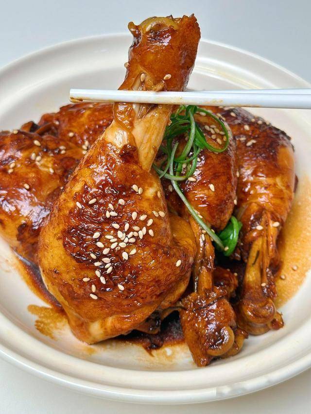 家庭版豉油鸡腿制作全流程