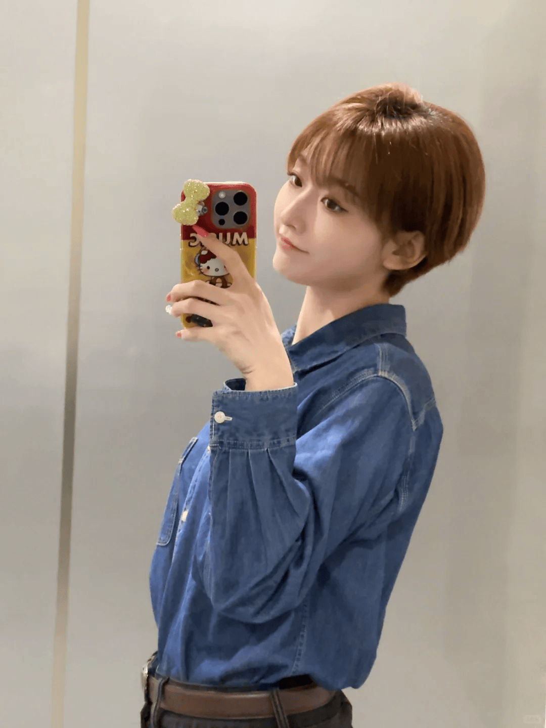 百分之99的女生都适合的,减龄温柔"挂耳短发"