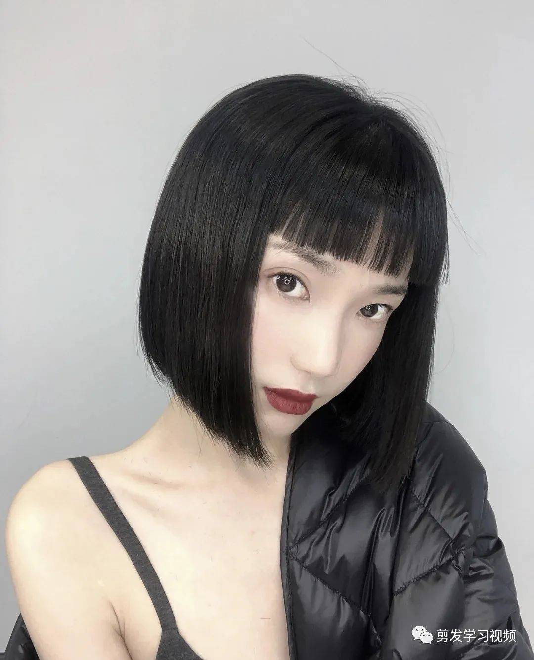 发廊精选简单好看波波短发