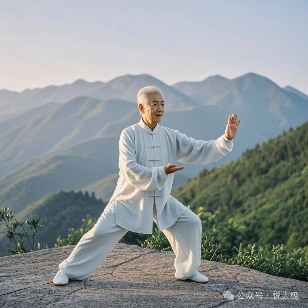 如何人海中,一眼认出练太极的她