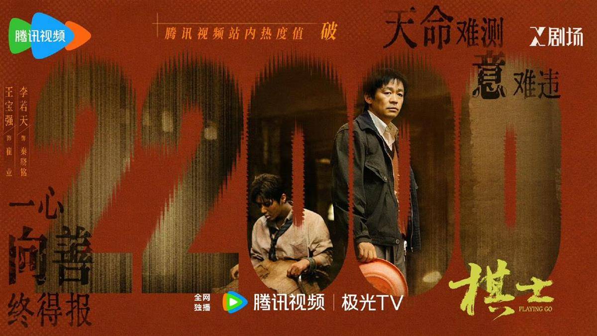 王宝强再闯“窝囊废赛道”，《棋士》热度突破22000_崔业_陈明昊_围棋