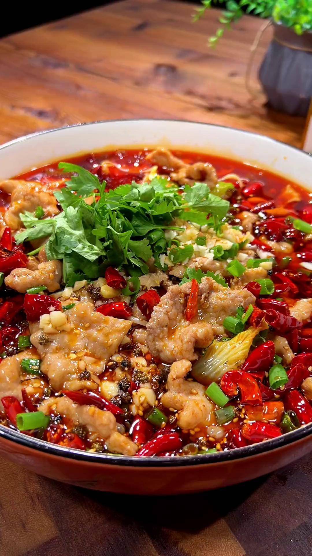 水煮肉片 川菜 水煮肉片家常做法