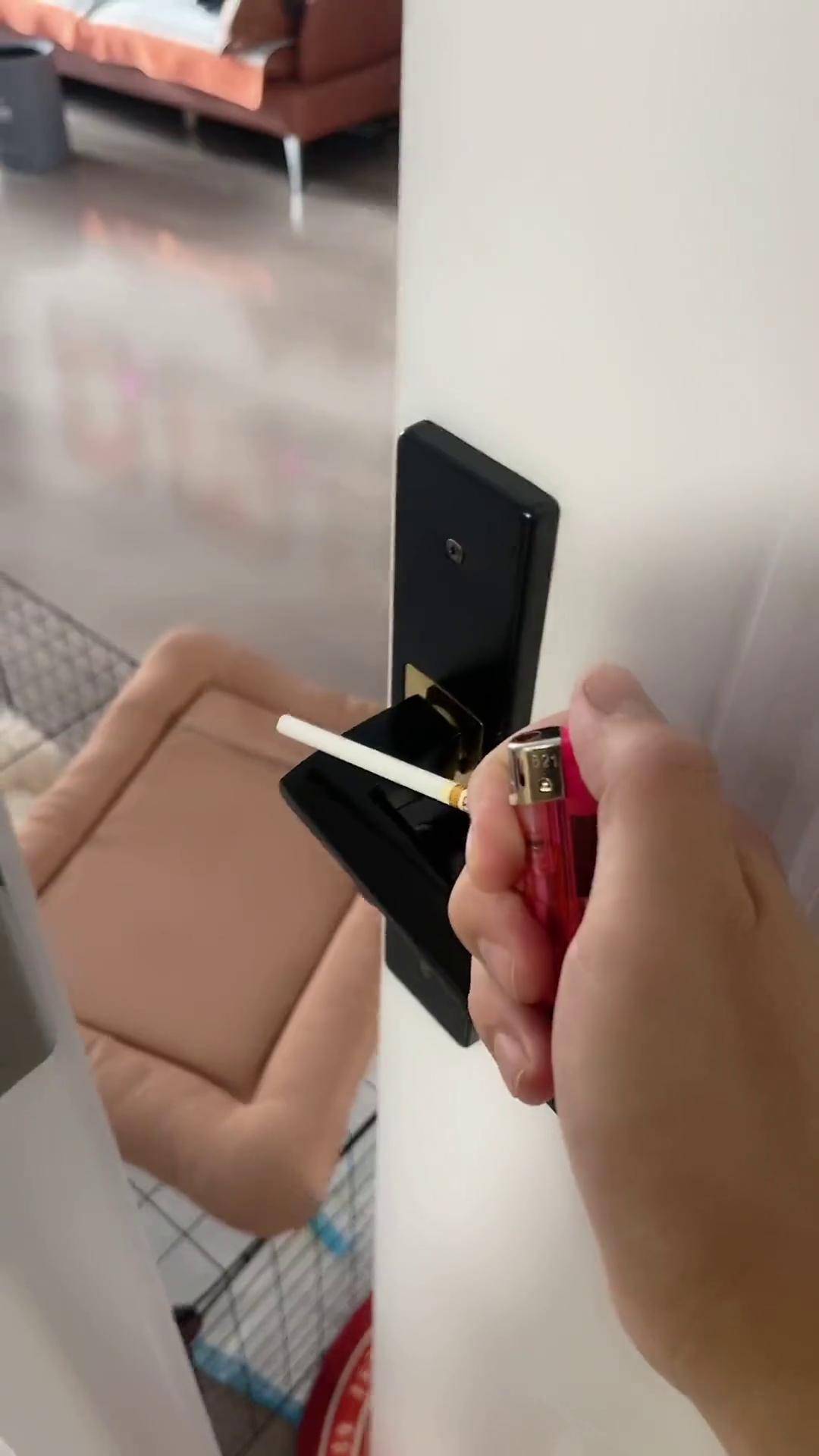 这颗烟我必须抽到,没人能够阻拦!搞笑视频沙雕迷惑行为