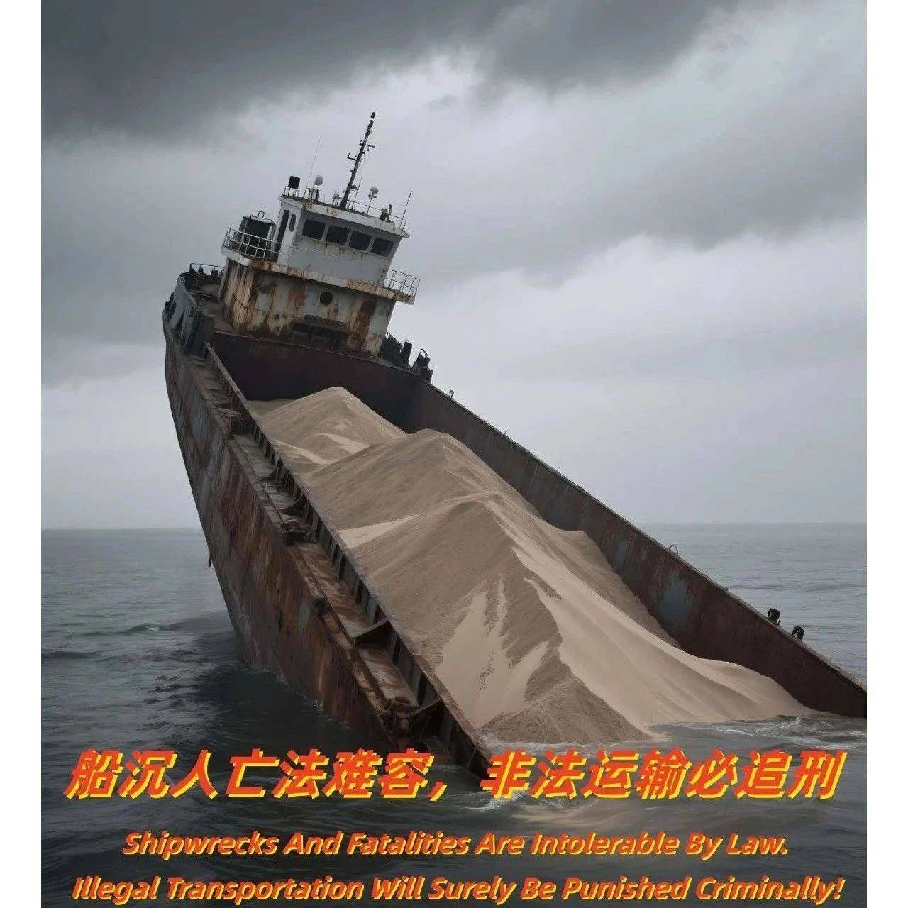 船沉人亡法难容，非法运输必追刑！——信德海事安全周报2025-17期！_标题_留言_格式