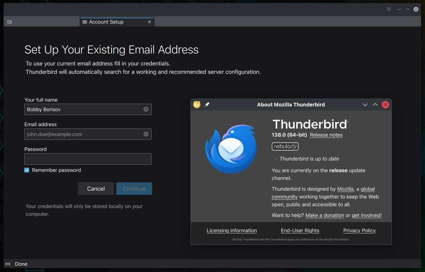 Thunderbird 138 更新：交互优化与体验升级