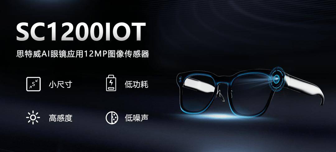 思特威推出 1200 万像素 AI 眼镜应用 CMOS 图像传感器