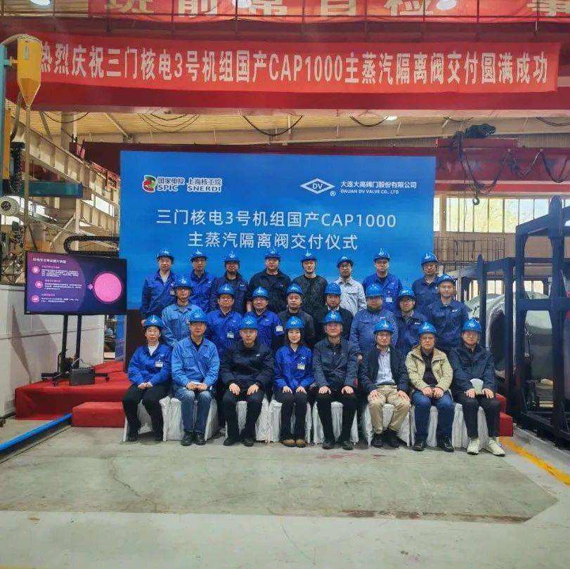 CAP1000全球首台！大连大高自主研发的两款核级关键设备成功交付_核电_机组_自主化