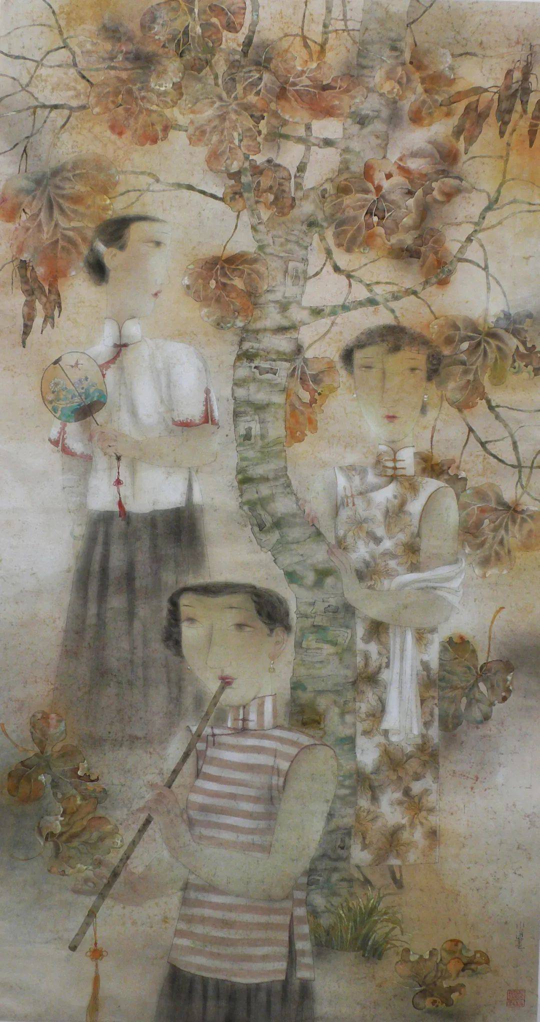 工写通融 与花共妍