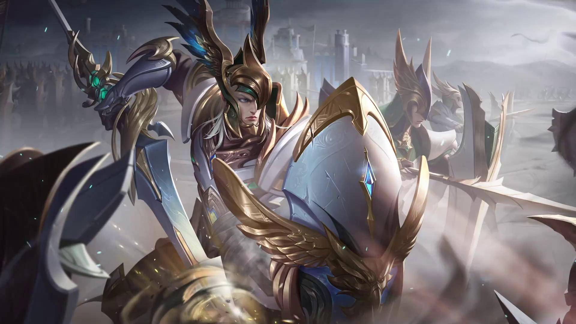 王者蒙恬新皮肤 蒙恬荣光圣徽 新皮肤来啦~骁勇善战的蒙恬再披铠甲,和