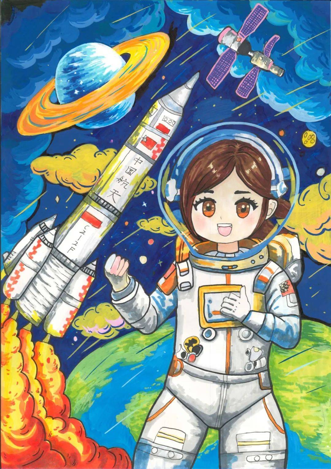 1220名儿童执笔绘梦!桥头镇第九届"莞香花开"儿童绘画比赛圆满收官