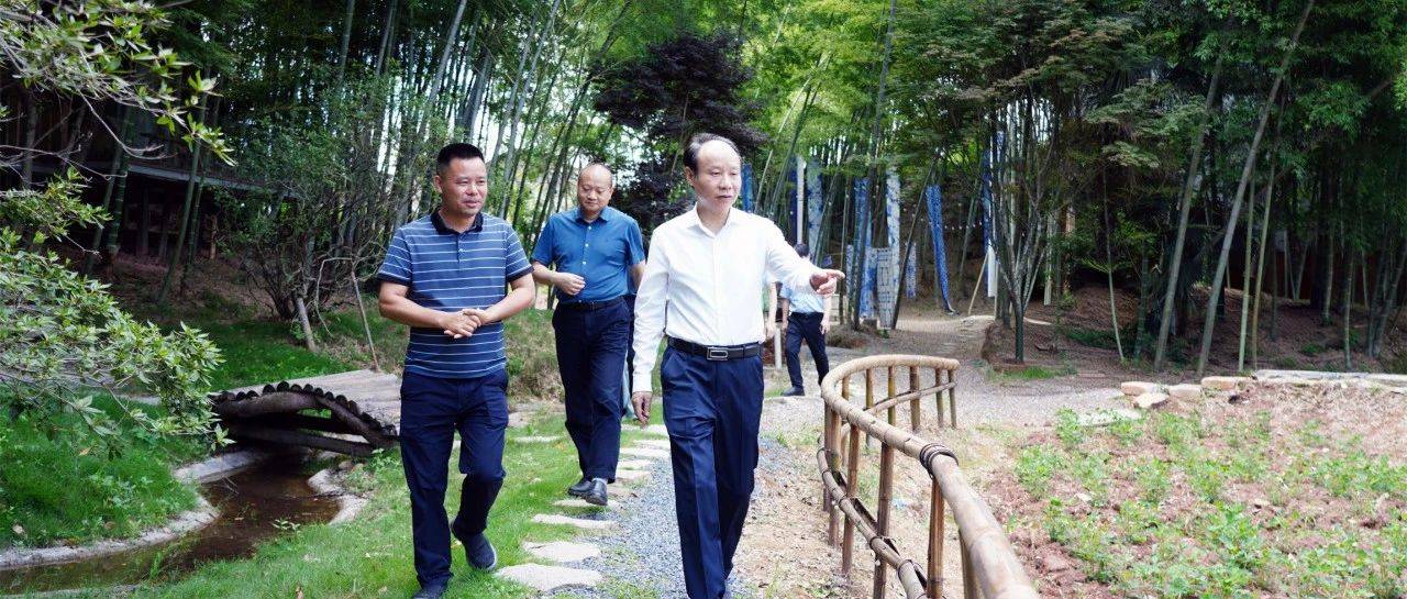 刘俊赴岳塘区督导“归隐松涧”民宿项目建设工作_接待中心_汇报_部门