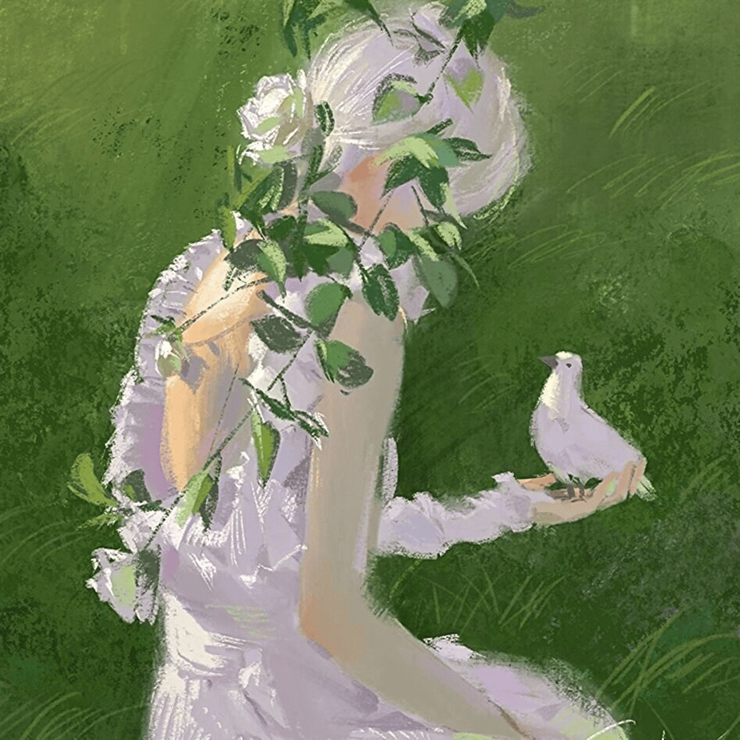 头像 | 夏日绿色森系微信头像