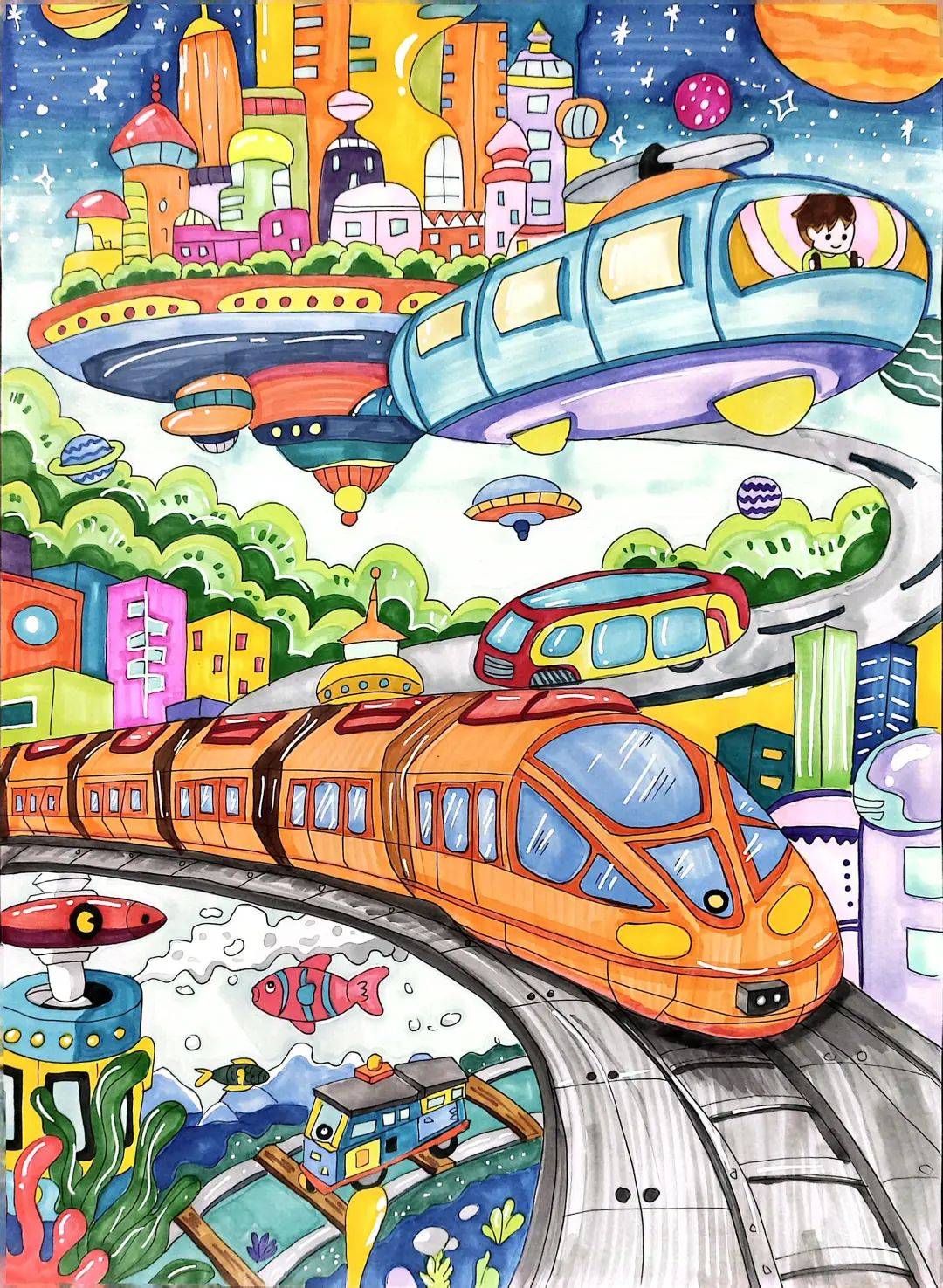 "畅想2035"安徽省少年儿童创意设计活动线上作品展